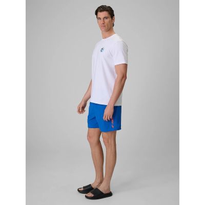 4. Spodenki plażowe boardshorty z filtrem UPF50+ męskie 4F 4FRSS26UBDSM258-36S