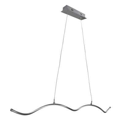 6. Lampa sufitowa LED Activejet AJE-SARA, srebrna, światło neutralne białe, 1690 lm.