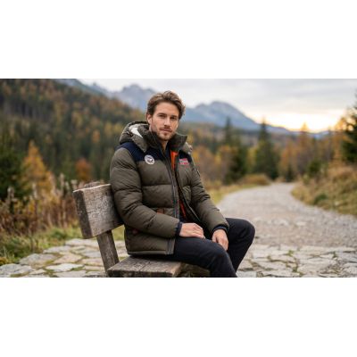 4. Geographical Norway CELIAN KAKI DB MEN 054 (WY3928H/GN/Kaki)