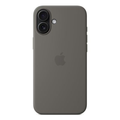 5. Etui Apple z MagSafe | Jabłko | iPhone 16 Plus | Silikon | Kamienny szary