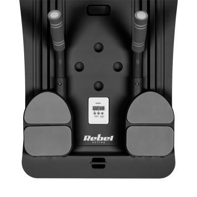 5. REBEL ACTIVE DOMOWY ZESTAW DO PILATES, WIELOFUNKCYJNY PRZYRZĄD DO ĆWICZEŃ FITNESS 9 W 1, KOLOR CZARNY RBA-3069-BK