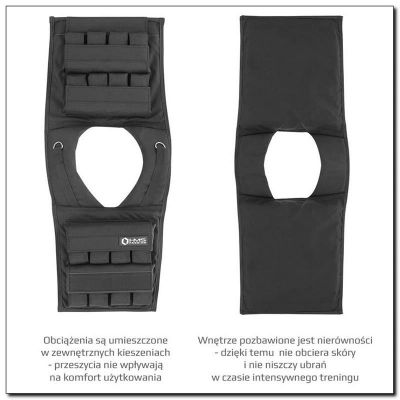 2. Kamizelka treningowa z obciążeniem 16kg Cordura HMS KTO16