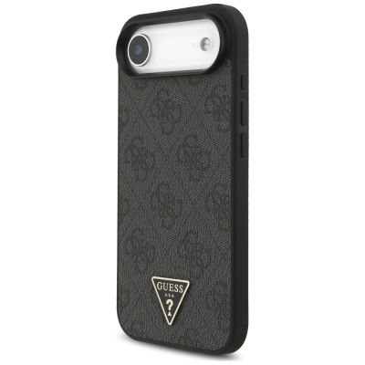 3. Etui Guess 4G Strap Triangle Logo MagSafe na iPhone 17 Air - czarne