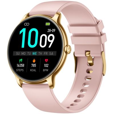 5. Smartwatch Gravity Złoty Pasek + Bransoleta GT31-1