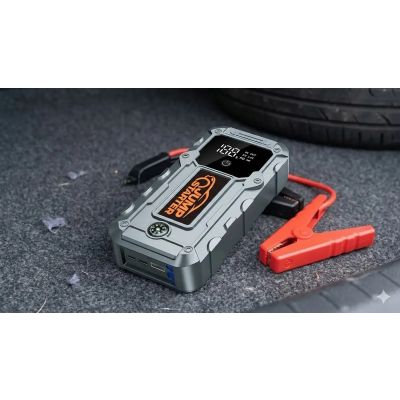 11. Extralink Jump 34 Jump Starter | Powerbank rozruchowy do odpalania samochodu |3x LED, latarka, wyświetlacz LCD