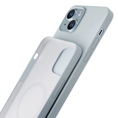 4. Etui 3mk Hardy Silicone MagCase na iPhone 14 Plus - niebieskie