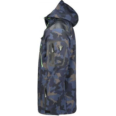4. Kurtka męska granatowa Softshell Geographical Norway Techno (WU4549H-GN-NAVY-GREEN)