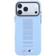 3. Etui BMW M Blue Perfo Metal Logo MagSafe na iPhone 18 Pro / 17 Pro - niebieskie