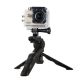 3. Uchwyt z mini statywem do kamer sportowych GoPro SJCAM czarny