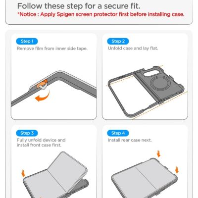 7. Etui Spigen Tough Armor T MagSafe na iPhone Duo - czarne