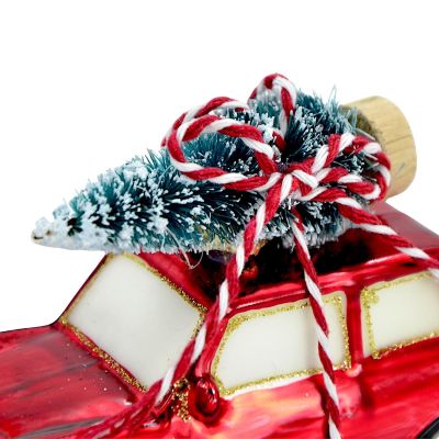 4. BOMBKA SZKLANA FORMÓWKA SAMOCHÓD SASKA GIFT & DECOR