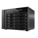 7. NAS Asustor AS6810T; Tower; 10x (3.5" SATA HDD/ 2.5" SSD); AMD Ryzen Embedded V3C14; 16G ECC DDR5 SODIMM (max. 64GB), 2x 10GbE, 2x 5GbE, 4x M.2 2280 NVMe PCIe 4.0, 2x USB4, 2x USB 3.2 Gen, 1x optional 10 GbE card
