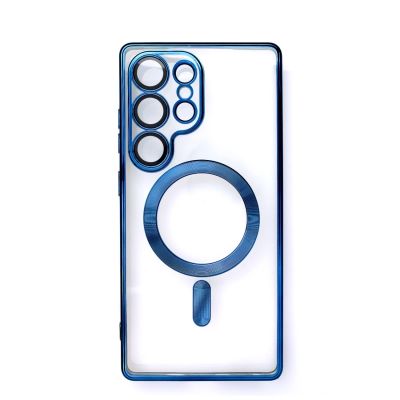 Etui Electroplated Case z MagSafe galwanizowane na iPhone 16e / 17e - niebieskie