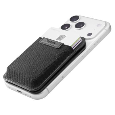 3. Portfel Spigen Slim Fold S314-4 MagSafe na telefon - czarny