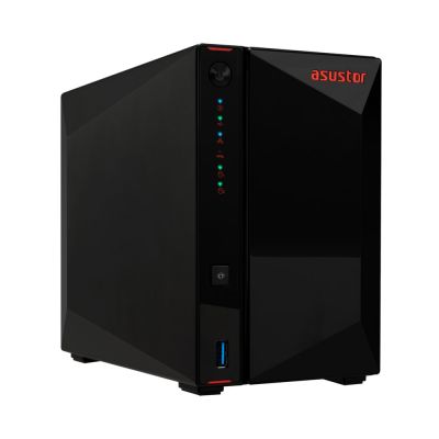 2. NAS Asustor AS5402T; Tower; 2x (3.5" SATA HDD/ 2.5" SSD); Intel Celeron N5105, 4GB DDR4 SODIMM (max. 16GB), 2x 2.5GbE, 4x M.2 2280 NVMe PCIe 3.0, 3x USB 3.2 Gen, 1x HDMI 2.0b