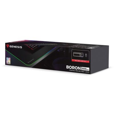 3. GENESIS Boron 500 XXL RGB Podkładka dla graczy Czarny