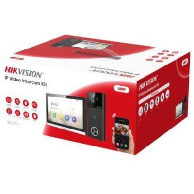 2. Hikvision DS-KIS610-P wideodomofon 17,8 cm (7") Czarny