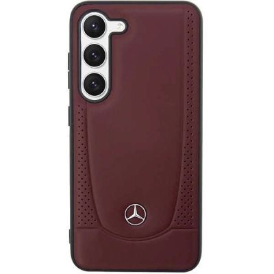 3. Etui Mercedes Leather Urban Bengale na Samsung Galaxy S23 - czerwone