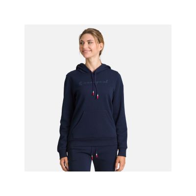 3. Bluza ROSSIGNOL W Logo Sweat Hood Fl granatowy