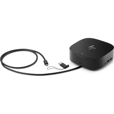 3. Stacja dokująca + zasilacz HP USB-C/A Dock G2 120W czarna 5TW13AA