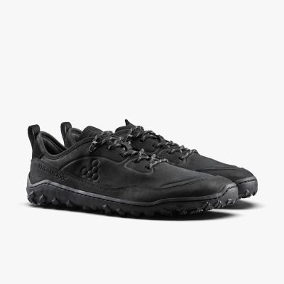 4. Buty męskie Vivobarefoot TRACKER LEATHER AT LOW II MENS OBSIDIAN (309623-02)