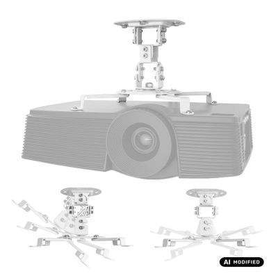 12. MACLEAN UCHWYT SUFITOWY DO PROJEKTORA, 54~320MM, DO 13,5 KG, ROTACJA 360 STOPNI MC-200 W