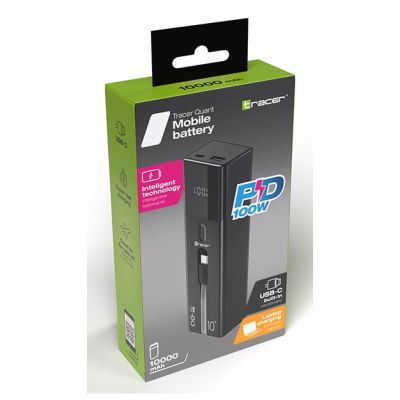 10. TRACER POWERBANK QUANT 10000MAH 100W PD+QC