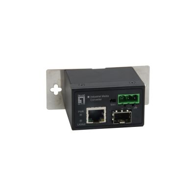 2. LevelOne IEC-4000 konwerter sieciowy 100 Mbit/s Czarny