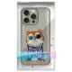 9. Etui Nimmy Glasses Cool Cat na iPhone 15 Pro - szare