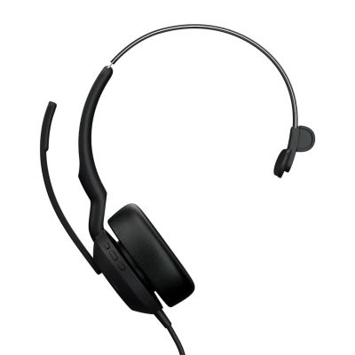 Jabra Evolve2 50 Zestaw słuchawkowy Przewodowa Opaska na głowę Biuro/centrum telefoniczne USB Type-C / USB Type-A Bluetooth Czarny
