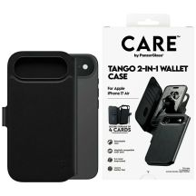 Etui CARE by PanzerGlass Feature Tango 2w1 Wallet Case MagSafe na iPhone Air - czarne