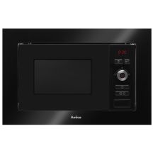 Kuchenka mikrofalowa do zabudowy AMICA AMMB20E1GB czarna