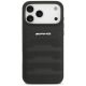 3. Etui Mercedes AMG Leather Debossed Lines Logo na iPhone 18 Pro Max / 17 Pro Max - czarne