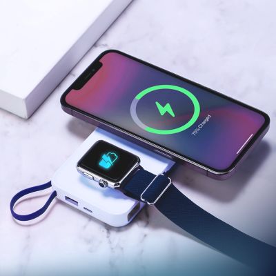 3. Powerbank 3mk PastelUp 10,000mAh 22.5W USB 1A1C - biały