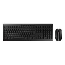 CHERRY Stream Desktop klawiatura Dołączona myszka Biuro RF Wireless QWERTZ Niemiecki Czarny