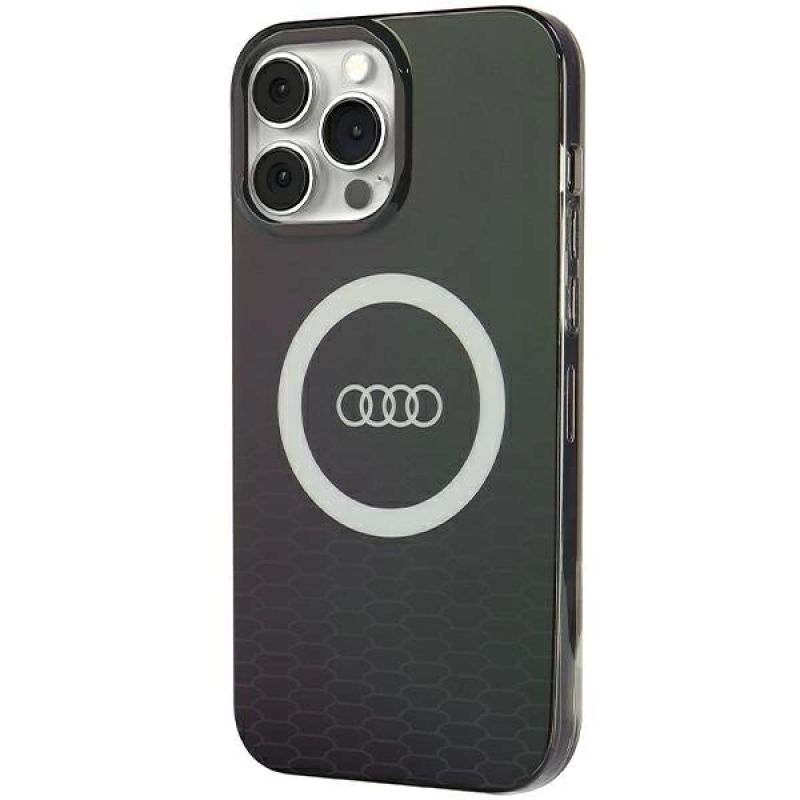 2. Etui Audi IML Big Logo MagSafe na iPhone 13 Pro / 13 - czarne