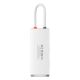 4. Baseus Lite Series wielofunkcyjny HUB USB Typ C - 2 x USB 3.0 / USB Typ C PD / HDMI 1,4 / SD/TF biały (WKQX050102)