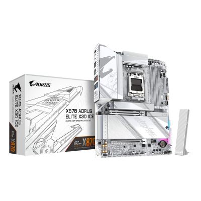 2. GIGABYTE X870 AORUS ELITE X3D ICE AMD X870 Gniazdo AM5 ATX