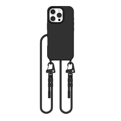 2. Etui Tech-Protect MagNecklace MagSafe ze smyczą na iPhone 16 Pro - czarne