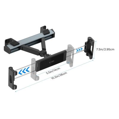 6. Uchwyt samochodowy Tech-Protect V3 Headrest Car Mount - czarny