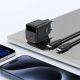 6. Ładowarka sieciowa Acefast A113 GaN PD 20W USB-C z wyświetlaczem z kablem USB-C - czarna