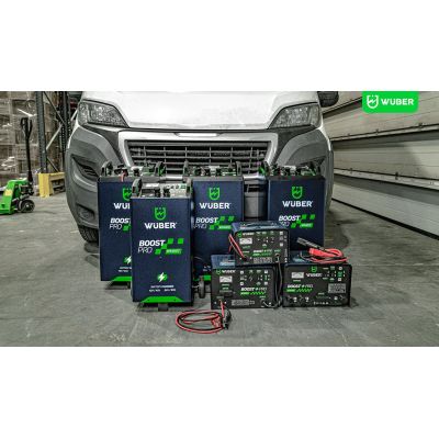 14. Prostownik akumulatorowy z rozruchem 40A 12V/24V W14005 WUBER
