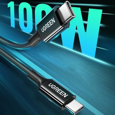 3. Kabel Ugreen US300 USB-C / USB-C 480Mb/s 5A 2m - czarny