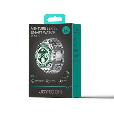 6. Smartwatch Joyroom Venture Series JR-FV2 Pro AMOLED 1,43" 5 ATM z funkcją rozmów - srebrny