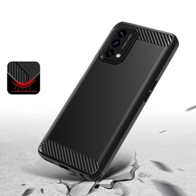 3. Carbon Case elastyczne etui pokrowiec OnePlus Nord N200 5G czarny