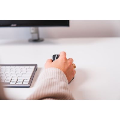 2. BakkerElkhuizen Oyster Mouse Wired myszka Biuro Oburęczny USB Typu-A Laser 1200 DPI