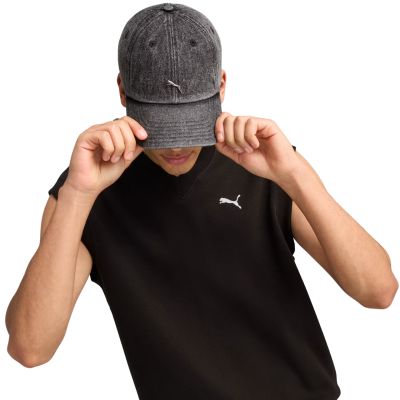 3. Czapka z daszkiem Puma Wardrobe Ess Matal Dad szara 25968 01
