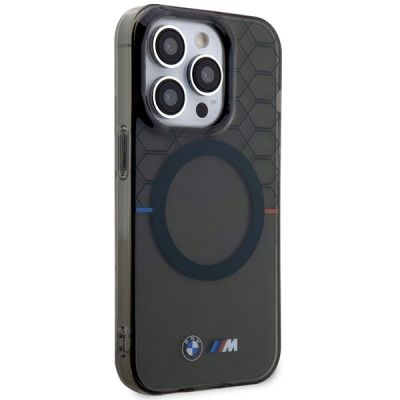 4. Etui BMW Pattern MagSafe na iPhone 14 Pro - szare