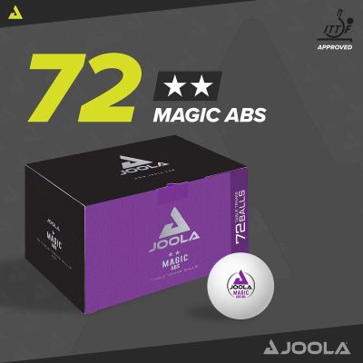 16. PIŁECZKI DO TENISA STOŁOWEGO JOOLA MAGIC ABS 72SZT BIAŁE