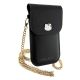 5. Torebka Hello Kitty Leather Metal Logo Chain - czarna